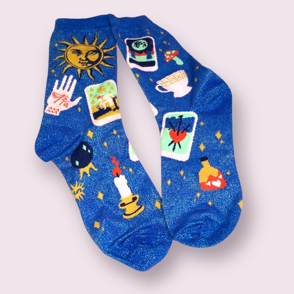 “It’s in the Cards” Novelty Crew Socks by Rachel Rosenkoetter - Picture 5 of 6